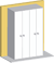 Schrank ohne Schräge