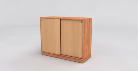 Schrank mit 2 Schiebetüren