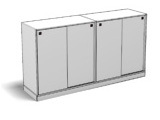 Schrank mit 4 Schiebetüren