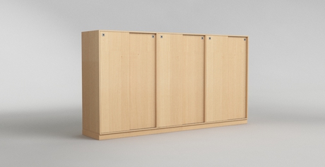 Schrank mit 6 Schiebetüren