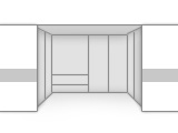 Begehbarer Kleiderschrank