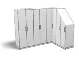 Eckschrank Schräge rechts