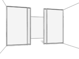 Schiebetüren als Ramteiler-System
