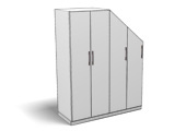 Schrank Schräge rechts