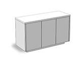 Sideboard Tina mit drei Türen