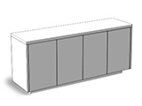 Sideboard Tina mit vier Türen