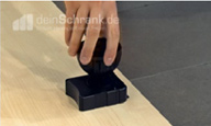 Verstellbarer Sockelfuß