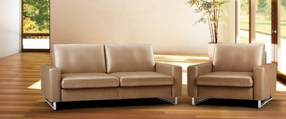 Ledersofa nach Maß