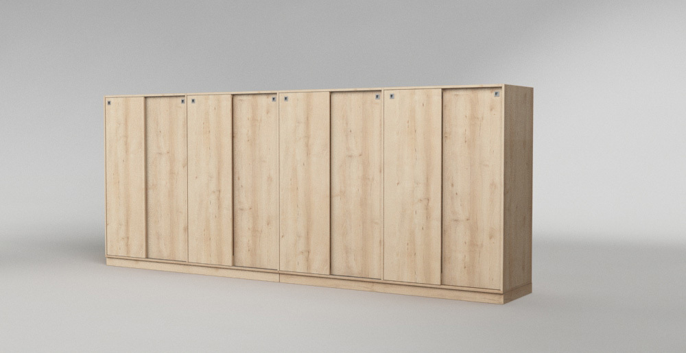 Sideboard mit 8 Schiebetüren