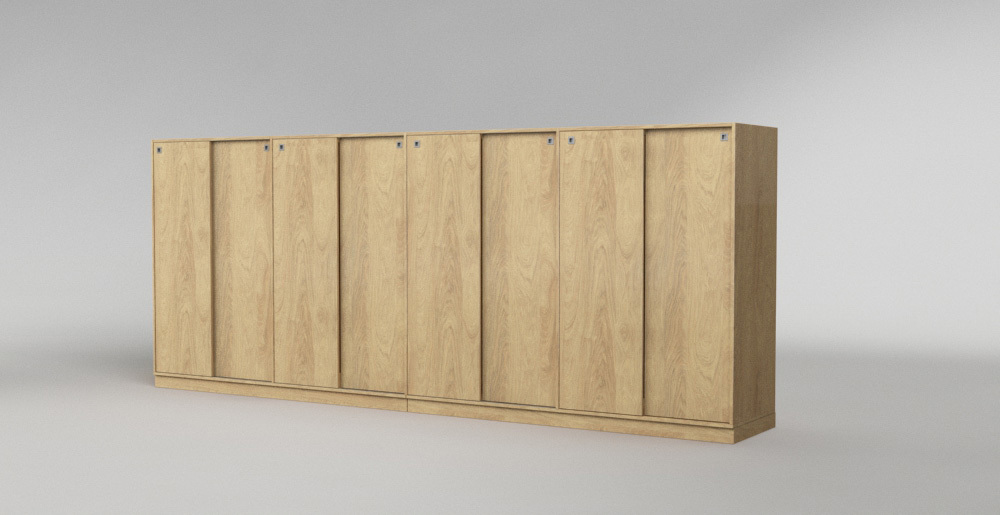 Sideboard mit 8 Schiebetüren