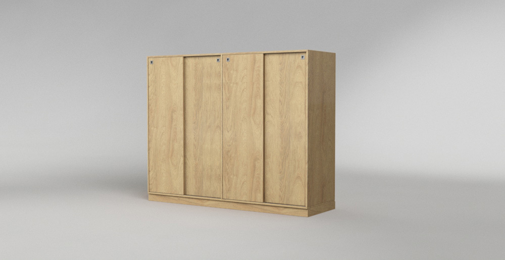 Sideboard mit 4 Schiebetüren